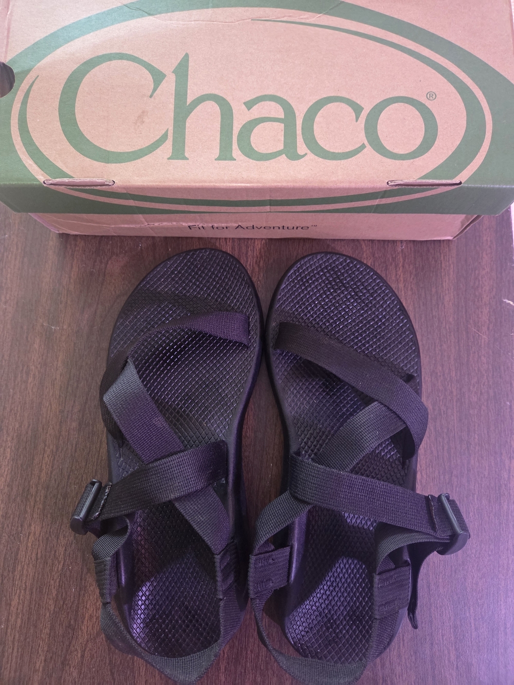 Men's Chaco Z1 Classic Sandals Size 12 Black New In Box